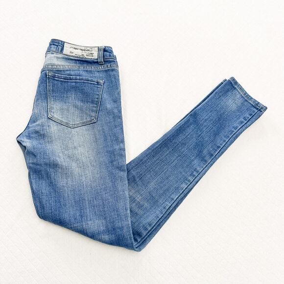 Jimmy Taverniti Distressed Skinny Jeans Anti Exposure Size 27 - Picture 9 of 9